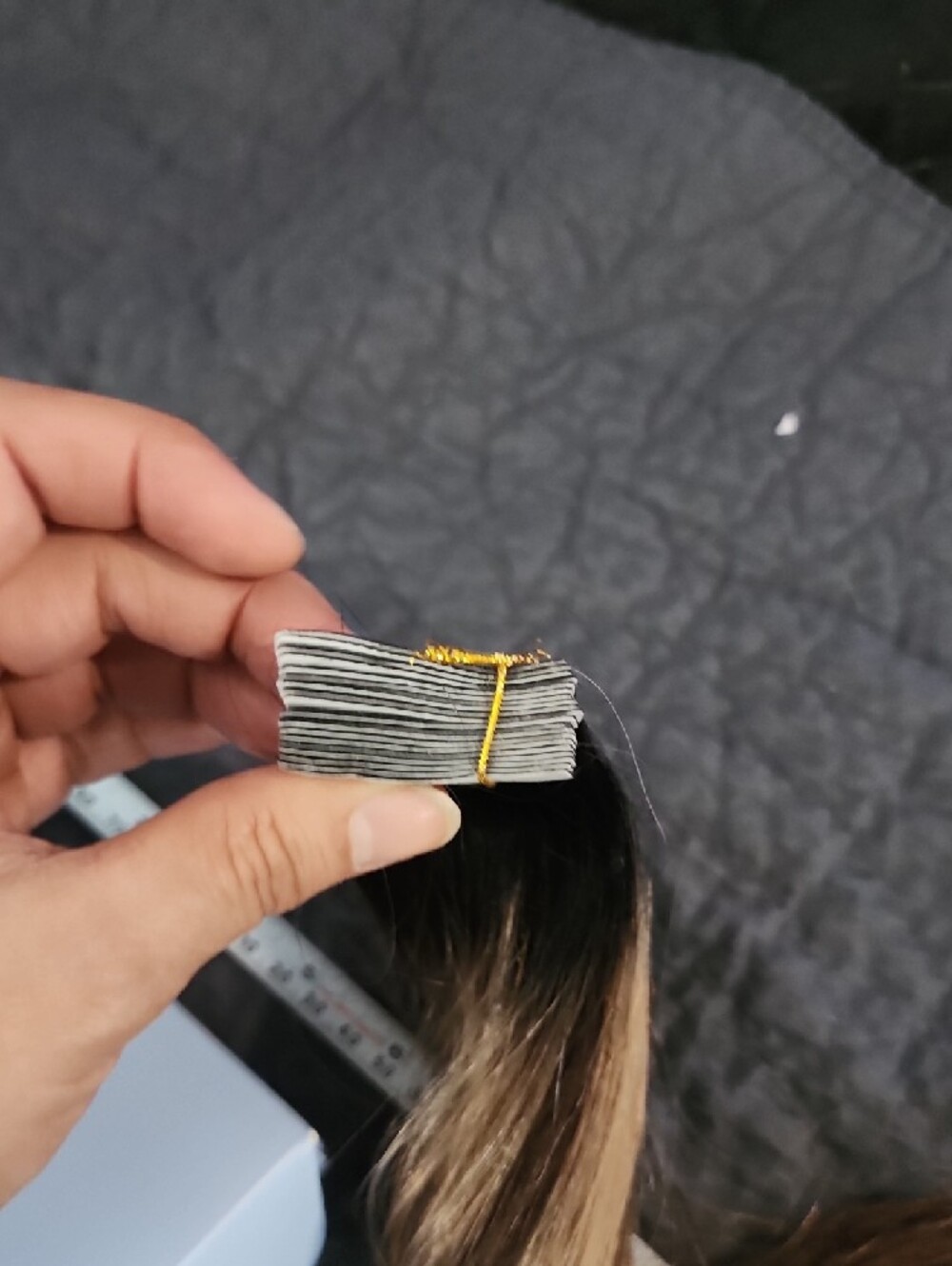 Tape-In Hair Extensions - Brown Blend - Picture 3 of 6